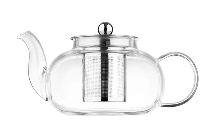 Заварник ARDESTO Gemini Roma, 800мл, боросилікатне скло, нержавіюча сталь, прозорий