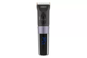 Машинка для стрижки  Ardesto HC-Y40-DBS, мережа+акум., насадок-4, титан. напил + кераміка, чорний