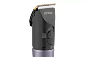 Машинка для стрижки  Ardesto HC-Y40-DBS, мережа+акум., насадок-4, титан. напил + кераміка, чорний