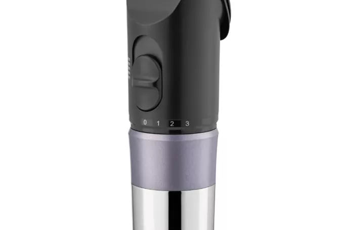 Машинка для стрижки  Ardesto HC-Y40-DBS, мережа+акум., насадок-4, титан. напил + кераміка, чорний