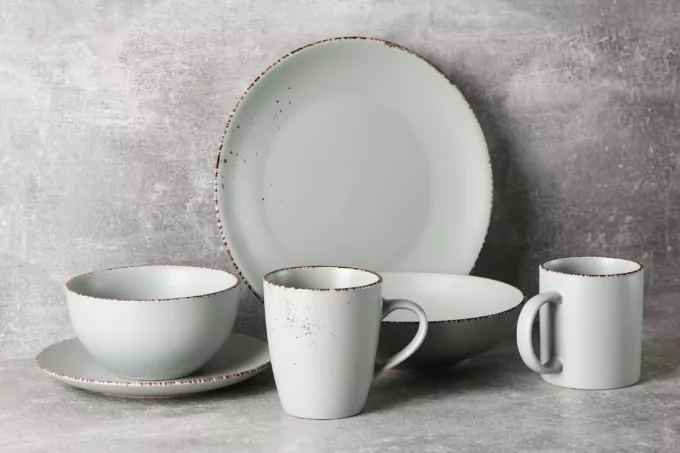 Тарелка десертная Ardesto Lucca, 19 см, Illusion blue AR2919BMC