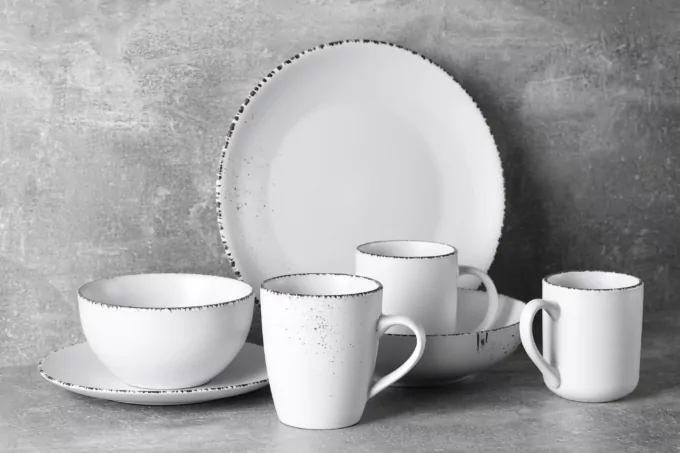 ARDESTO Тарілка десертна Lucca Winter white, 19см, кераміка, білий