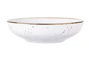 Тарілка супова Ardesto Bagheria Bright white, 20см, кераміка, білий
