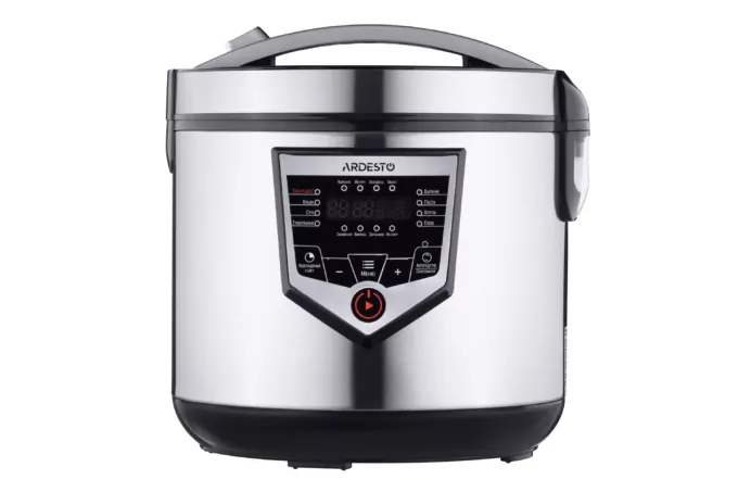 Ardesto multicooker, 860W, bowl-4l, electronic control, recipes book, plastic, silver