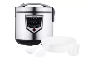 Ardesto multicooker, 860W, bowl-4l, electronic control, recipes book, plastic, silver