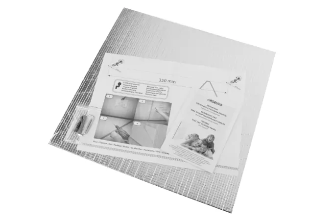 Heater ceramic panel Ardesto HCP-395WT-ECO, 395W, 8m2, Plug-in 220V, IP54, white