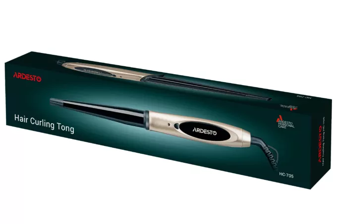 Плойка Ardesto HC-705 конусная , 30Вт, >200С, дисплей, керамика, черный