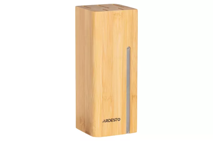 Набор ножей с блоком Ardesto Gemini, 6 предметов, нержавіюча сталь, пластик, бамбук