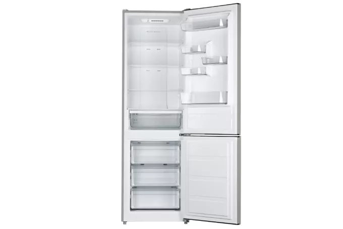 Ref ARDESTO with bottom freezer, 188×59.5×63, ref-224L, freez.-78L, 2doors, A+, NF, fresh zone, silvery
