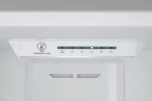 Ref ARDESTO with bottom freezer, 188×59.5×63, ref-224L, freez.-78L, 2doors, A+, NF, fresh zone, silvery