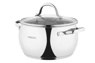 Каструля зі скляною кришкою Ardesto Gemini Vittoria, 4л, нержавіюча сталь