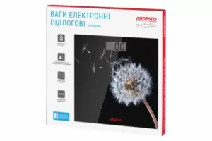 Весы Ardesto напольные BL, 150кг, AAAx2 в компл, стекло, многоцветные