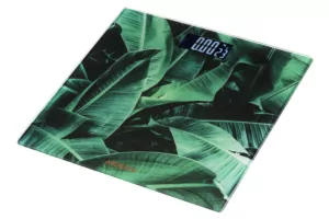 Ardesto scales for floor Leaves.150kg, AAAx2 included, glass, multi-colored
