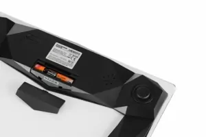 Ardesto scales for floor Leaves.150kg, AAAx2 included, glass, multi-colored