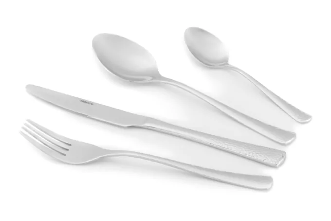 ARDESTO Cutlery set Gemini Hammered, 24pcs, stainless steel