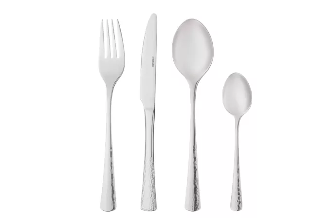 ARDESTO Cutlery set Gemini Hammered, 24pcs, stainless steel