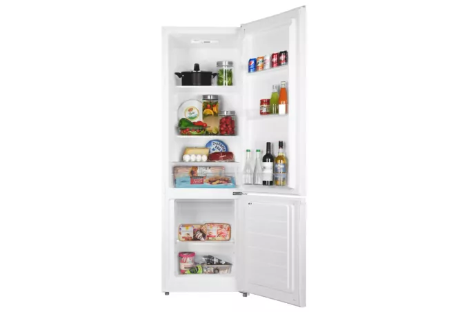 Refrigerator ARDESTO bottom freezer, 177×54.7×56.8, ref-198L, freez.-62L, 2doors, A+, ST, white