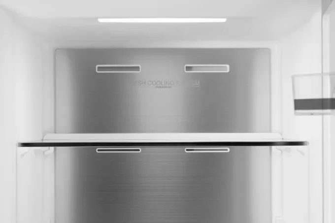 Ref ARDESTO with bottom freezer, 201.8×59.5×66, ref-256L, freez.-104L, 2doors, A+, NF, inv., display ext, fresh zone, black