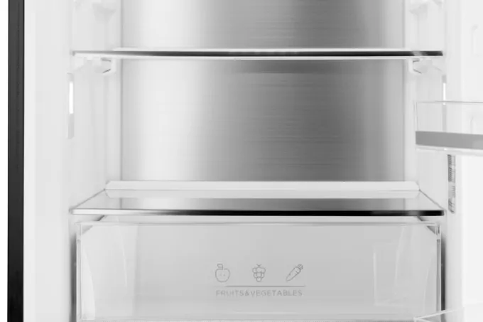 Ref ARDESTO with bottom freezer, 201.8×59.5×66, ref-256L, freez.-104L, 2doors, A+, NF, inv., display ext, fresh zone, black