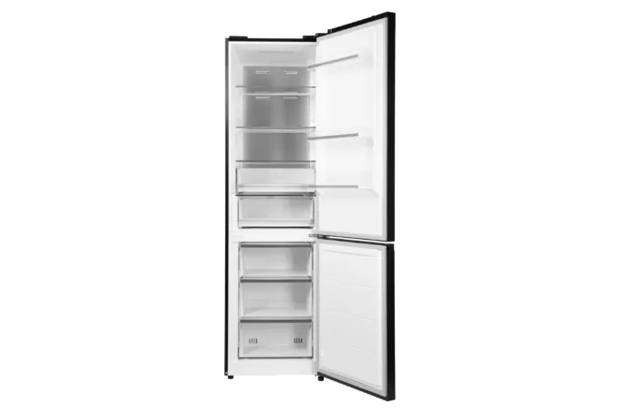 Ref ARDESTO with bottom freezer, 201.8×59.5×66, ref-256L, freez.-104L, 2doors, A+, NF, inv., display ext, fresh zone, black