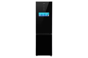 Ref ARDESTO with bottom freezer, 201.8×59.5×66, ref-256L, freez.-104L, 2doors, A+, NF, inv., display ext, fresh zone, black