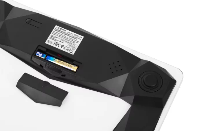 Ваги Ardesto підлогові Plank, 150кг, AAAx2 в комплекті, скло, багатокольорові