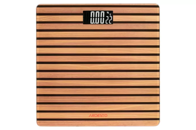 Ваги Ardesto підлогові Plank, 150кг, AAAx2 в комплекті, скло, багатокольорові