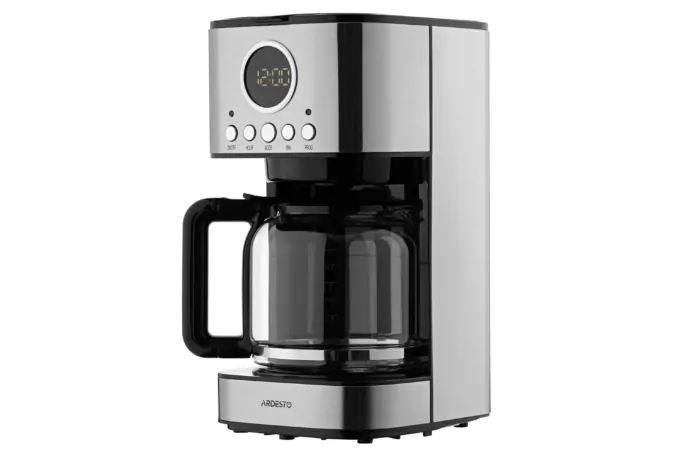 Кофеварка ARDESTO капельная Steel Collection 1.5л, молотый, серебристый