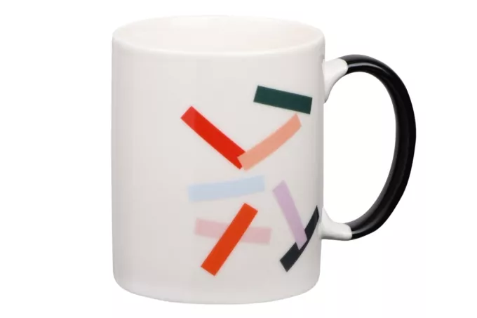 Чашка Ardesto Dashes, 340мл, фарфор, многоцветный