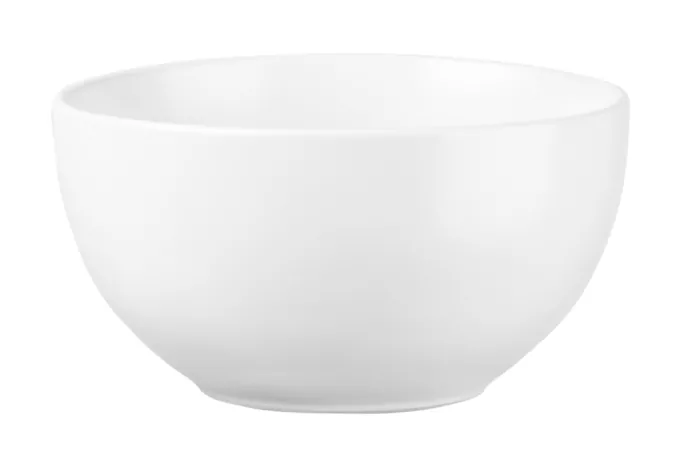 Ardesto Bowl Lucca White, 14cm, ceramics, white