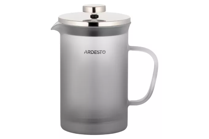 Ardesto French press Fresh Matt, borosilicate glass, plastic, grey