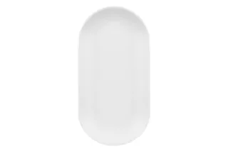 ARDESTO Блюдо овальне Lucca, 25х13 см, White, кераміка