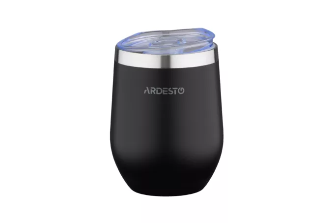 Ardesto Travel mug Compact mug, 350ml, stainless steel, black