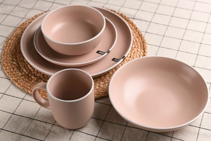 Mug Ardesto Cremona Summer pink, 390ml, ceramics, pink