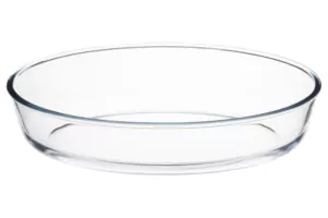 Ardesto Baking pan Black Mars, 30х21х6.5cm, borosilicate glass, oval, transparent