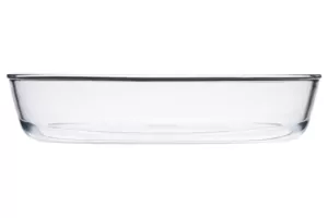 Ardesto Baking pan Black Mars, 30х21х6.5cm, borosilicate glass, oval, transparent