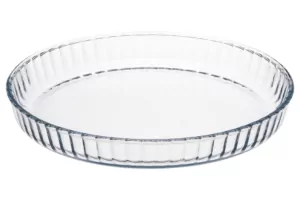 Ardesto Baking pan Black Mars, 27х3.5cm, borosilicate glass, round, transparent