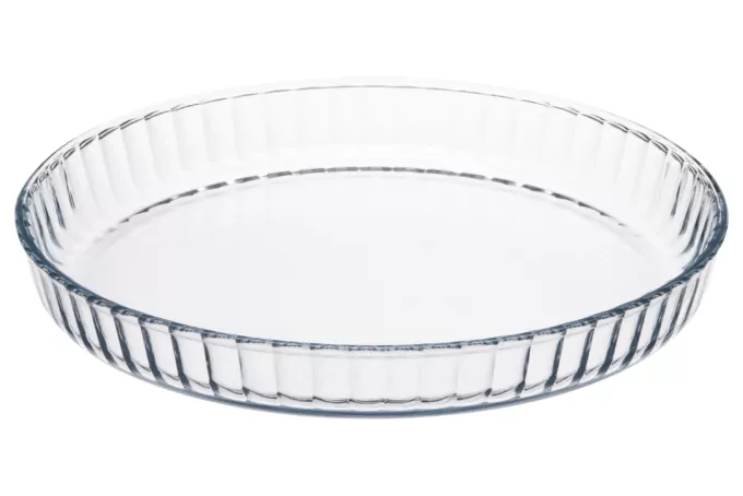 Ardesto Baking pan Black Mars, 27х3.5cm, borosilicate glass, round, transparent