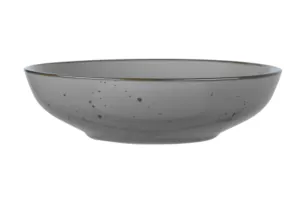 Тарілка супова Ardesto Bagheria Grey, 20см, кераміка, сірий
