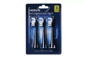 Насадка для электрических зубных щеток Ardesto TBH-21B чёрная, 3 шт. в комплекте