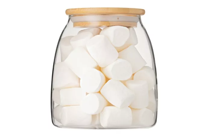 Jar ARDESTO Fresh Classic 1000 ml, glass, bamboo AR1310BC