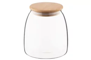 Jar ARDESTO Fresh Classic 1000 ml, glass, bamboo AR1310BC
