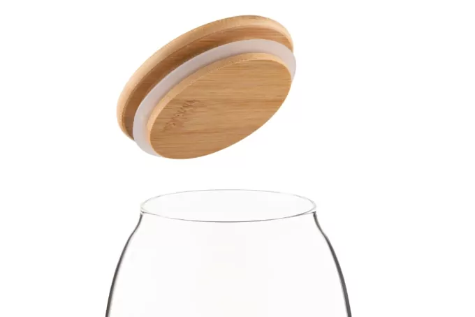 Jar ARDESTO Fresh Classic 1000 ml, glass, bamboo AR1310BC