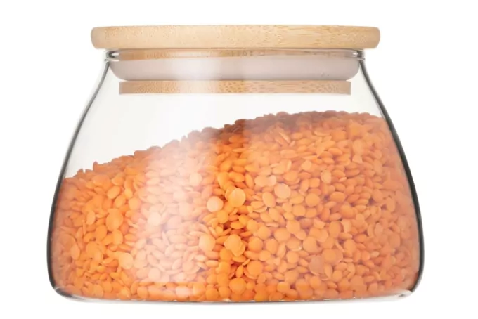 Jar ARDESTO Fresh Classic 500 ml, glass, bamboo AR1350BC