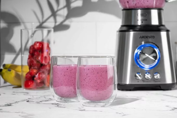 ARDESTO Набір чашок з подвійними стінками, 250 мл, H 9,5 см, 2 шт, боросилікатне скло