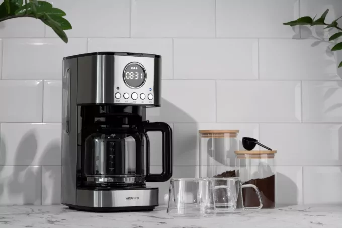 Кофеварка ARDESTO капельная Steel Collection 1.5л, молотый, серебристый