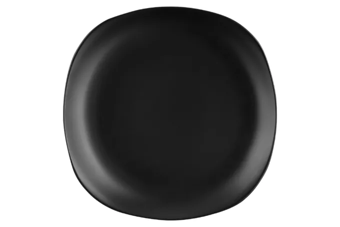 Ardesto Dinner plate Molize, 27х27cm, ceramics, square, black