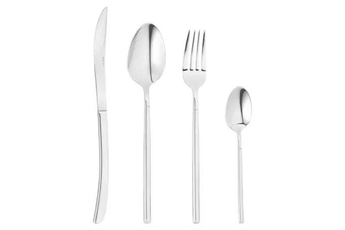 ARDESTO Cutlery set Black Mars Monza , 24pcs, stainless steel