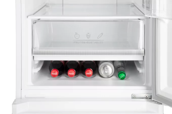 Ref ARDESTO with bottom freezer, 180×54.5×63, ref-172L, freez.-87L, 2doors, A+, NF, fresh zone, white