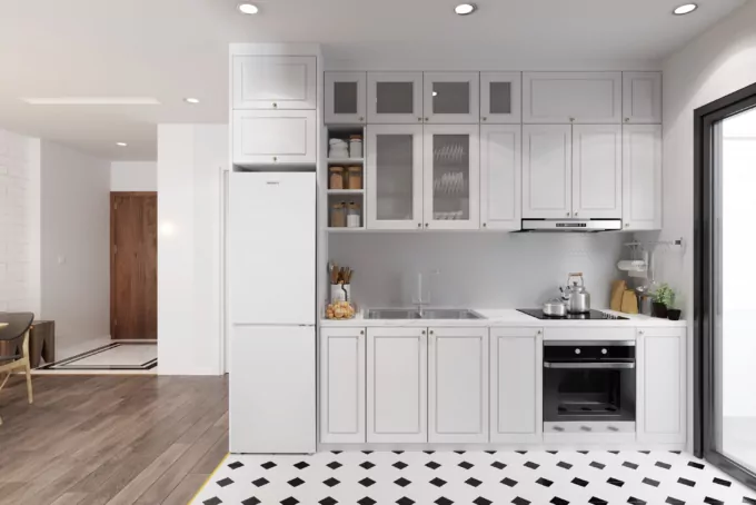 Ref ARDESTO with bottom freezer, 180×54.5×63, ref-172L, freez.-87L, 2doors, A+, NF, fresh zone, white